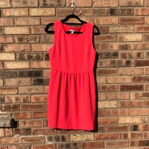 J. Crew Bright coral dress